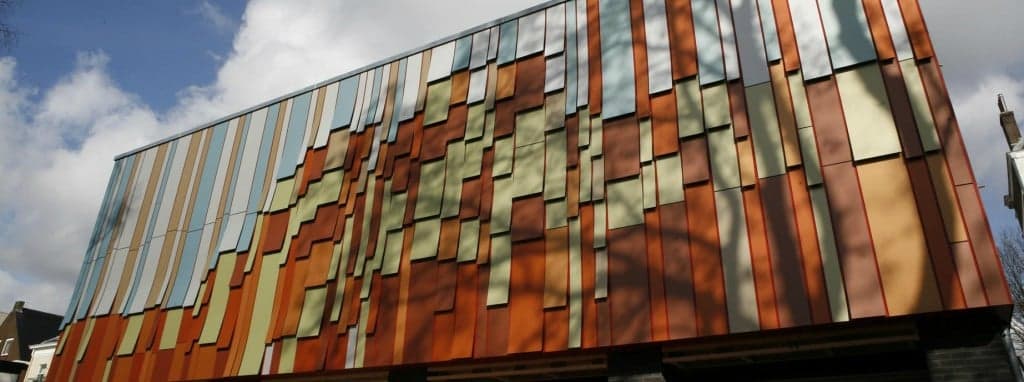 trespa fassade-Fassadenverkleidung HEMA Oosterbeek (Warenhaus in den Niederlanden)1