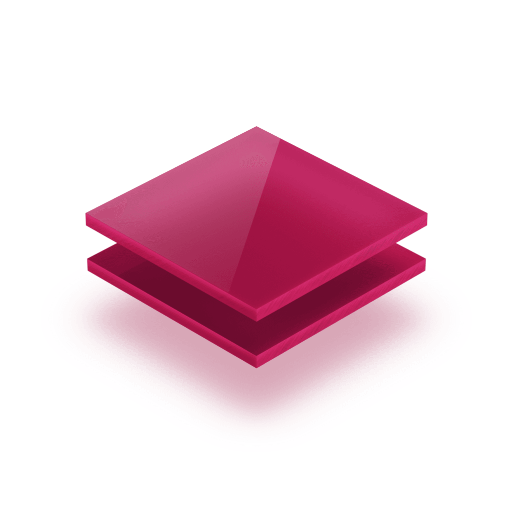 Acrylglasplatte opal Magenta