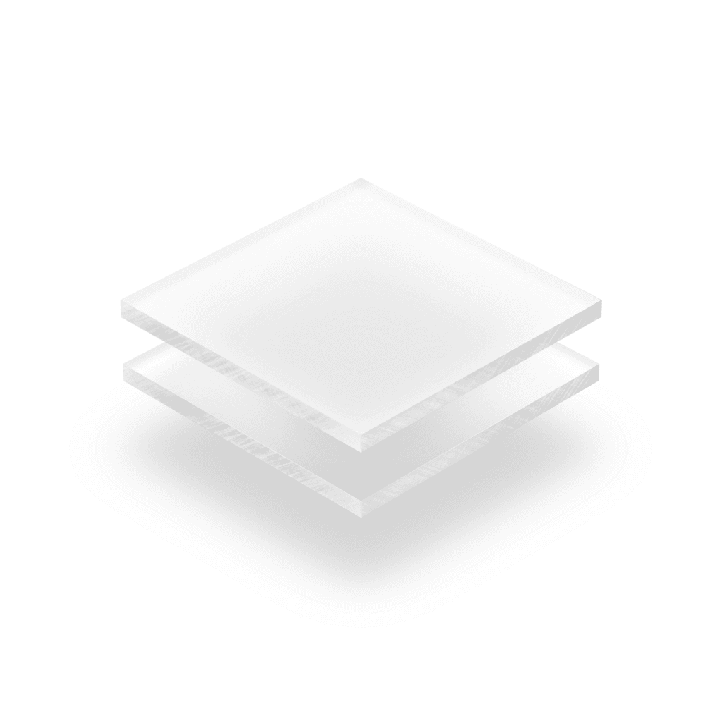 Acrylglas Platte Frost Opal Weiss