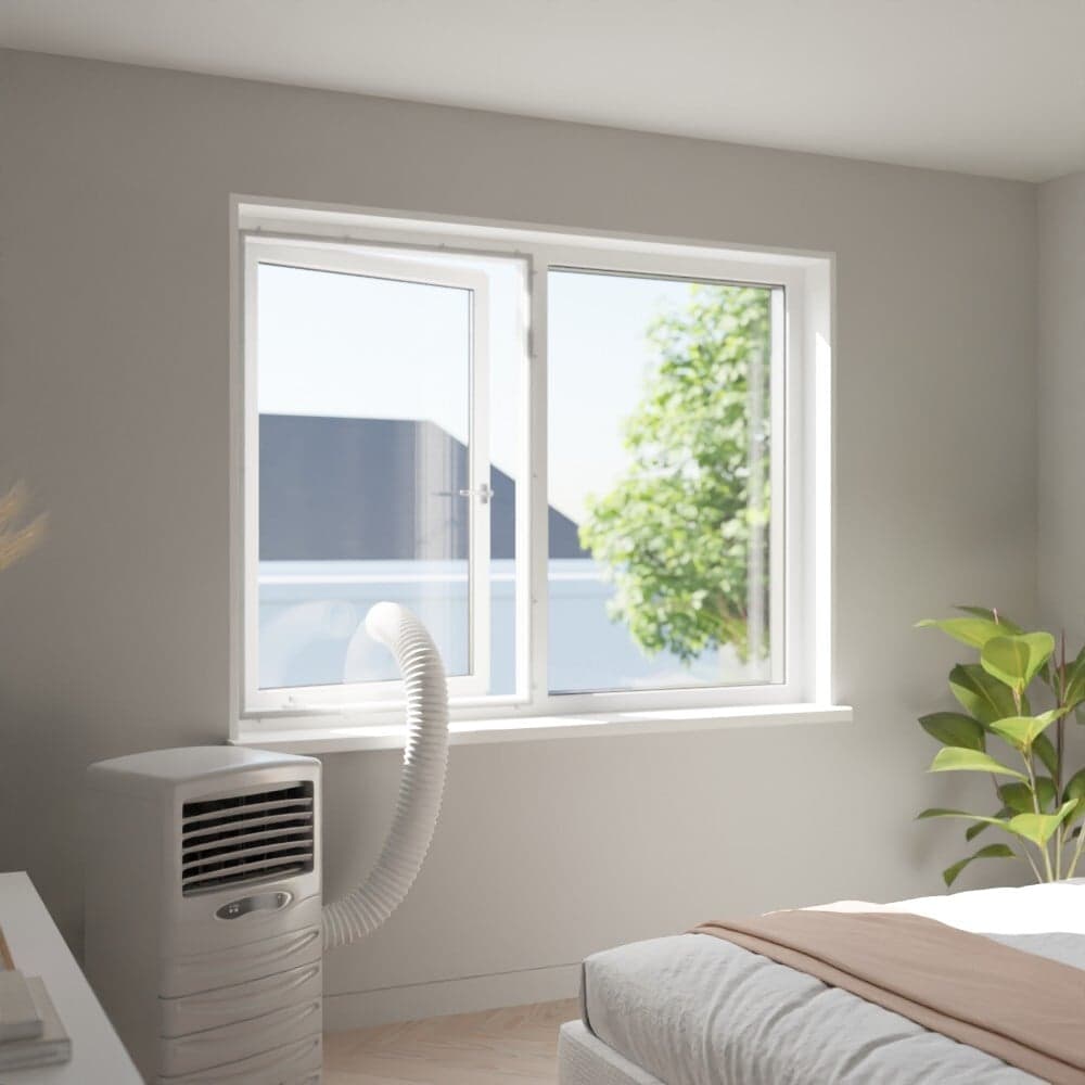 Fensterabdichtung für Klimaanlagen