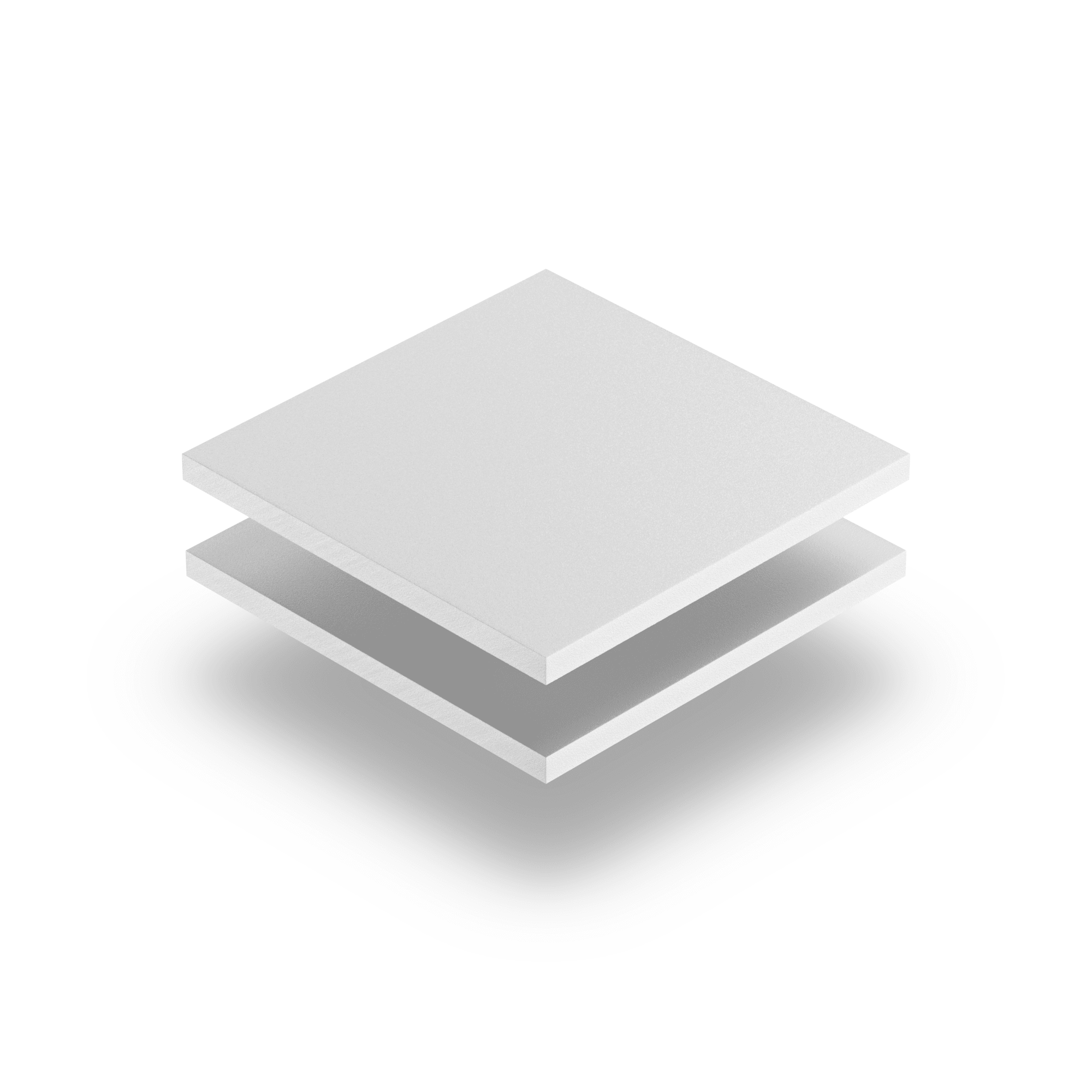 Forex PVC Hartschaumplatte weiß