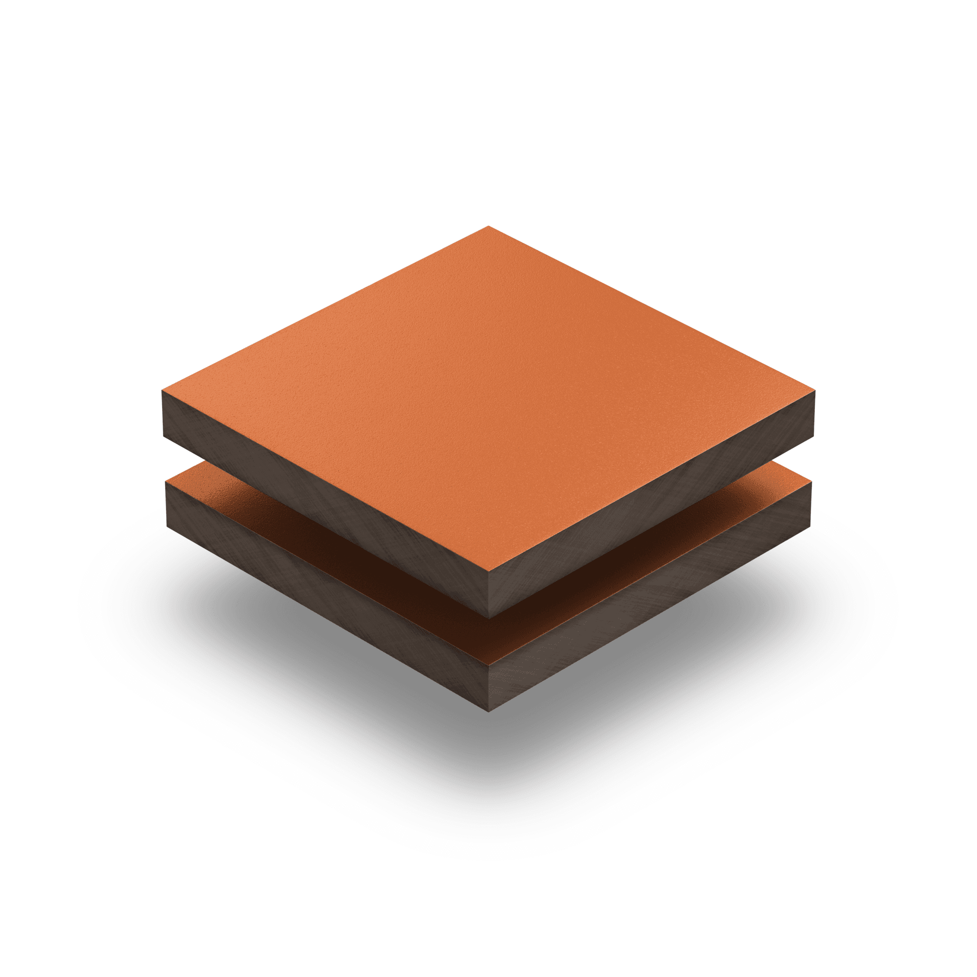 HPL struktur Platte signalorange RAL 2010