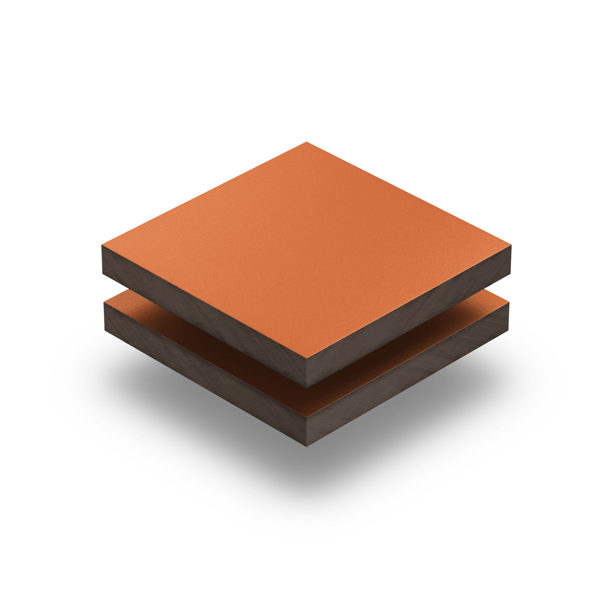 HPL struktur Platte signalorange RAL 2010