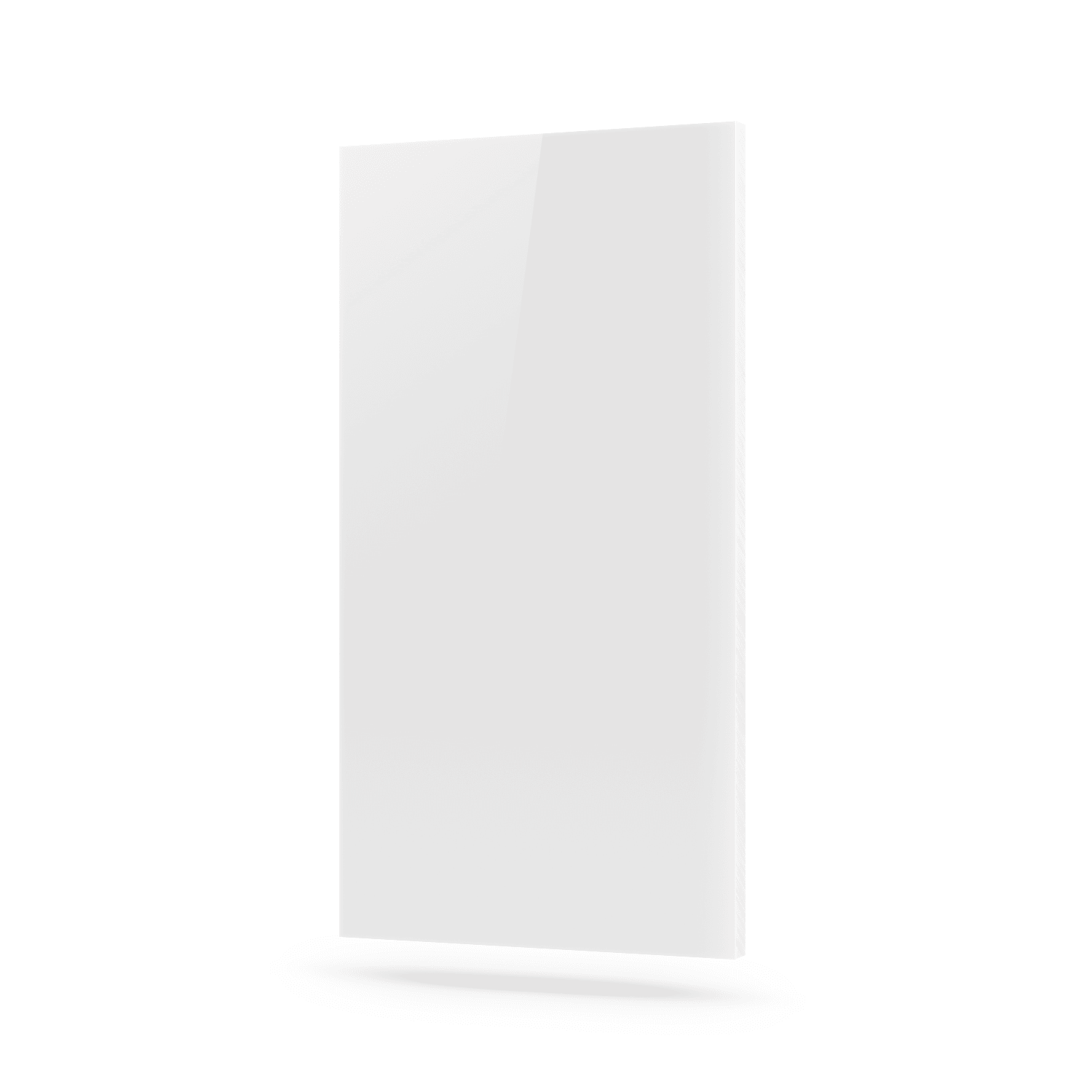 Wandpaneel Plexiglas Sanitair Wit Glanzend 4 mm
