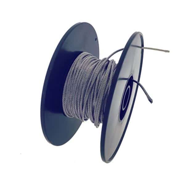 Edelstahldraht - Acrylglas aufhaengesystem
