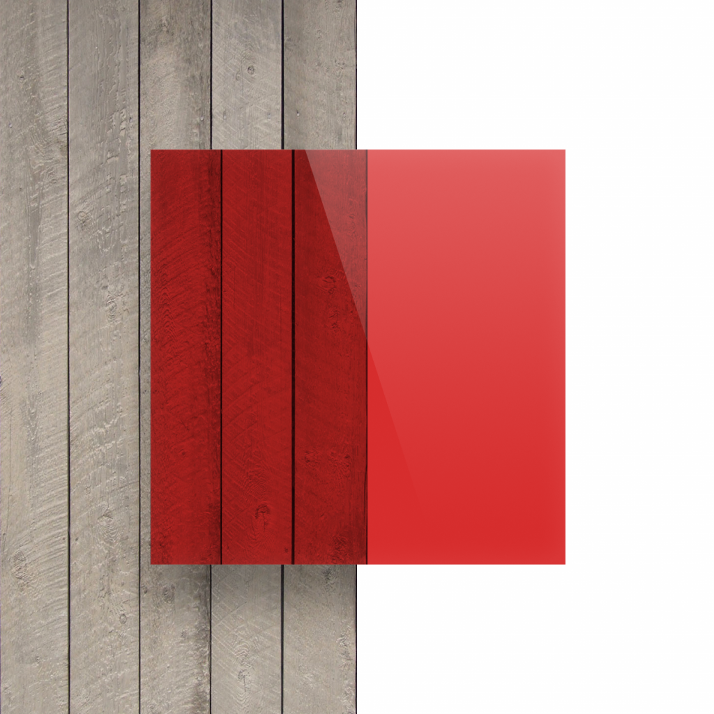 3mm Plexiglas® Acrylglas Rot GLÄNZEND durchgefärbt Zuschnitt mit Schutzfolie 