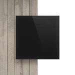 Vorseite Hart PVC Platte schwarz