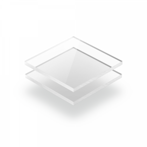 Acrylglas Platte 5 mm  TRANSPARENT PMMA  Plexi Zuchnit Schild 750-1000 mm, 