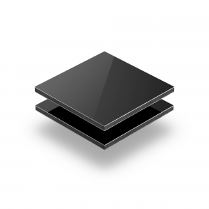 Kunststoffplatte Platte Modellbau schwarz 300x200x1mm ABS Kunststoff Sheet