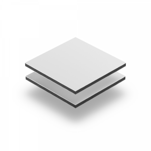 Aluminium Verbundplatte weiß matt