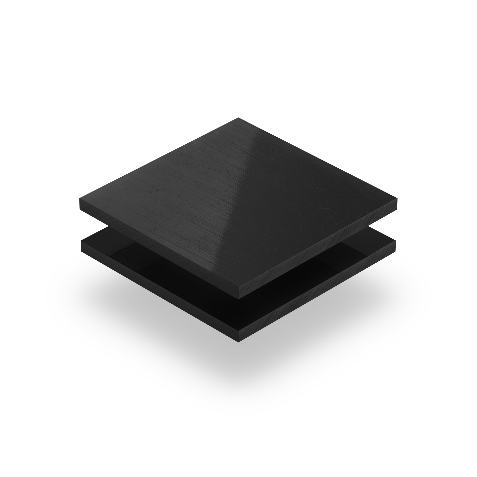 SCHWARZ PE-HD Platte Zuschnitte Top Qualität 49 x 49cm, 15mm 2-15mm VERSCHIEDENE FORMATE 