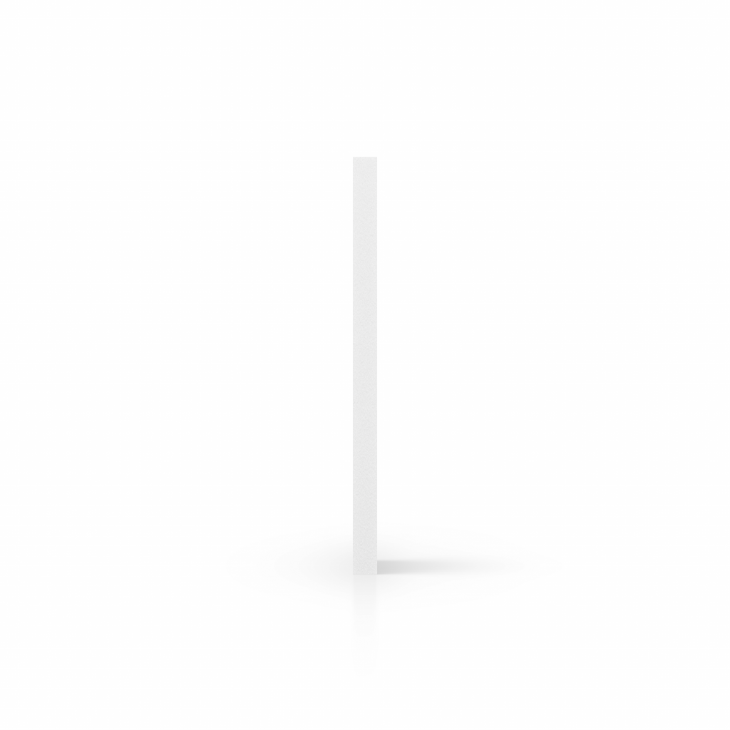 20cm x 20cm Weiß matt PVC Schaumplatte Stärke 10mm 