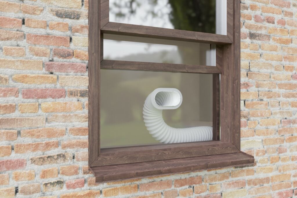 Fensterabdichtung Klimaanlage