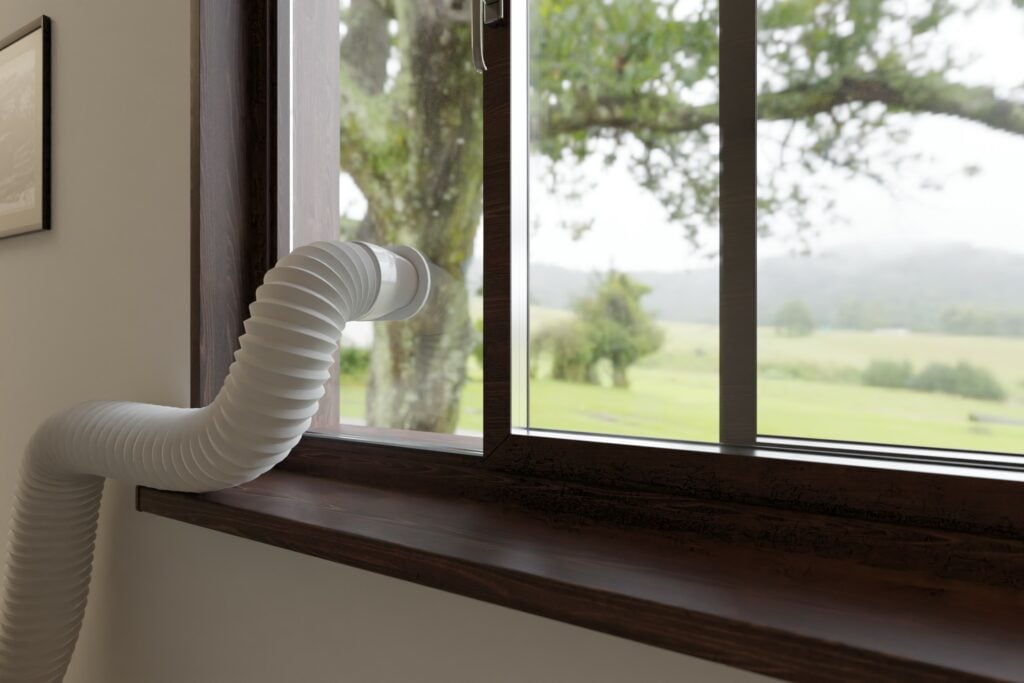 Fensterabdichtung Klimaanlage