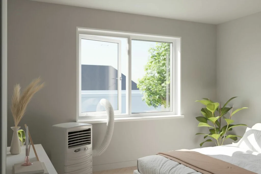 Acrylglas Fensterabdichtung für Klimaanlagen