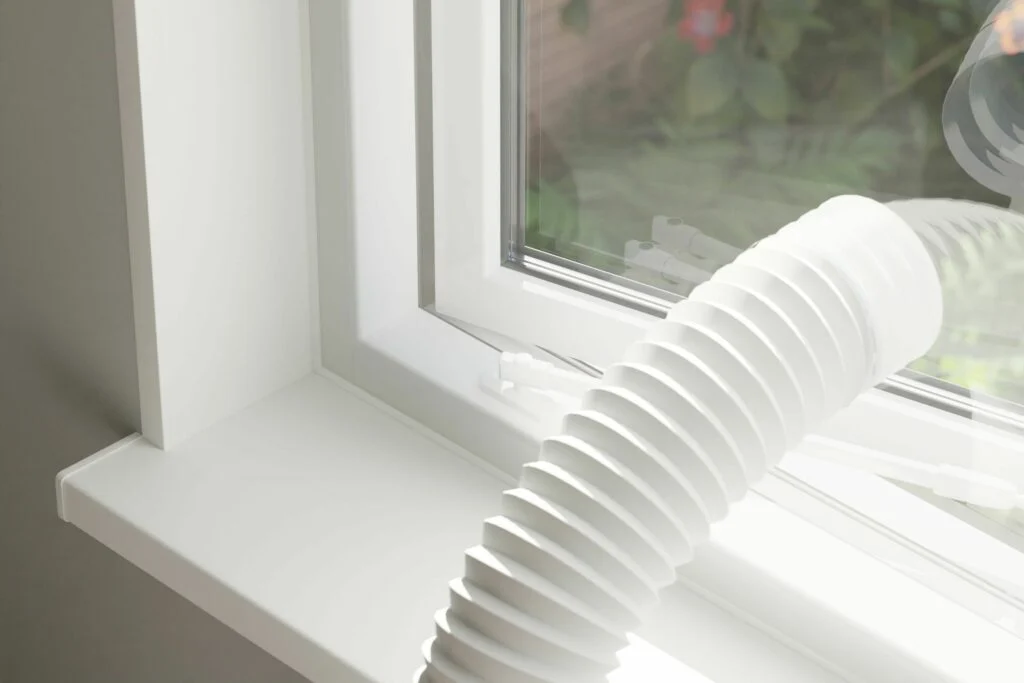 Acrylglas Fensterabdichtung für Klimaanlagen